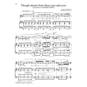 Though absent from these ears and eyes (from Casanova's Homecoming)