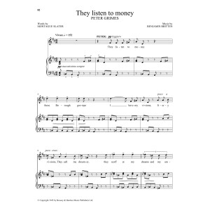 They listen to money (from Peter Grimes)