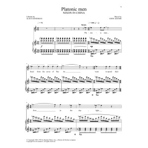 Platonic men (from Nixon In China)
