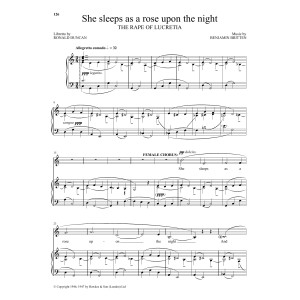 She sleeps as a rose upon the night (from The Rape Of Lucretia)