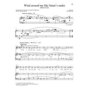 Wind around me like Satan's snake (from Miss Julie)