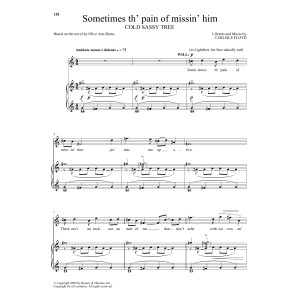 Sometimes th' pain of missin' him (from Cold Sassy Tree)