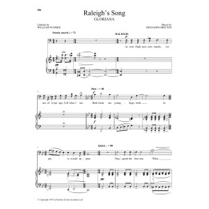 Raleigh's Song (from Gloriana)
