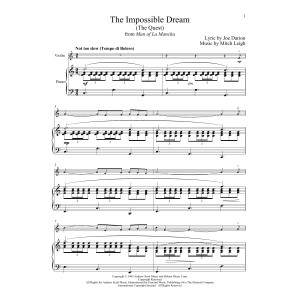 The Impossible Dream (The Quest) (from Man Of La Mancha)