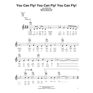 You Can Fly! You Can Fly! You Can Fly! (from Peter Pan)