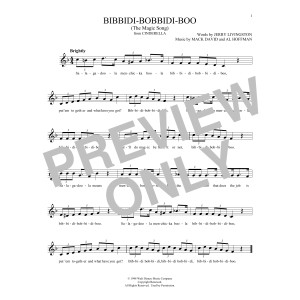 Bibbidi-Bobbidi-Boo (The Magic Song) (from Cinderella)
