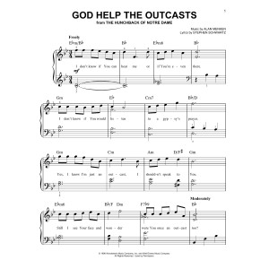 God Help The Outcasts (from The Hunchback Of Notre Dame)