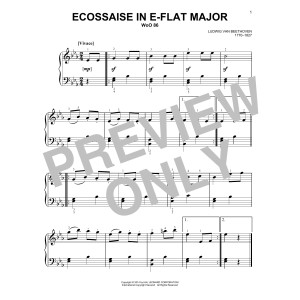 Ecossaise In E-Flat Major, WoO 86