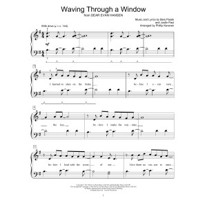 Waving Through A Window (from Dear Evan Hansen) (arr. Phillip Keveren)
