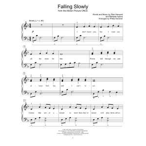Falling Slowly (from Once) (arr. Phillip Keveren)