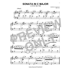 Sonata In C Major, L. 217