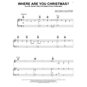 Where Are You Christmas? (from How the Grinch Stole Christmas)