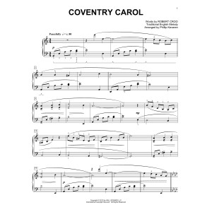 Coventry Carol [Classical version] (arr. Phillip Keveren)