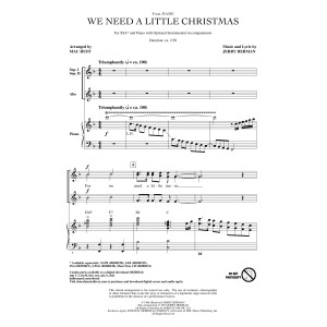 We Need A Little Christmas (from Mame) (arr. Mac Huff)