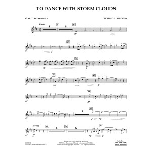 To Dance with Storm Clouds - Eb Alto Saxophone 1