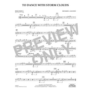 To Dance with Storm Clouds - Percussion 2