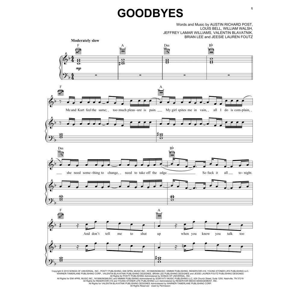 Goodbyes (feat. Young Thug)