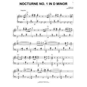 Nocturne No. 1 In D Minor