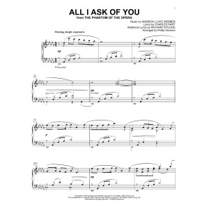 All I Ask Of You (from The Phantom Of The Opera) (arr. Phillip Keveren)