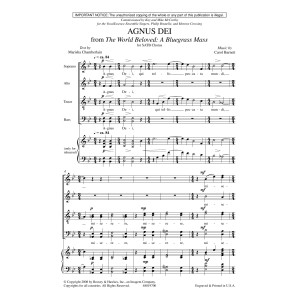 Agnus Dei (from The World Beloved: A Bluegrass Mass)