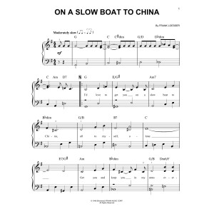 On A Slow Boat To China