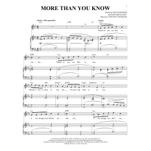 More Than You Know