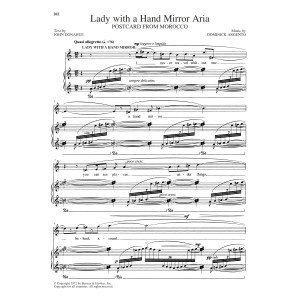 Lady With A Hand Mirror Aria