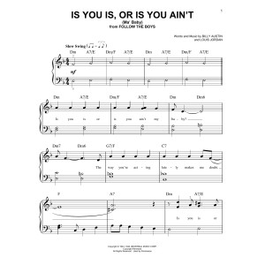 Is You Is, Or Is You Ain't (Ma' Baby)