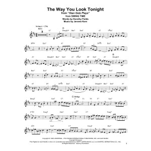 The Way You Look Tonight (from Swing Time)
