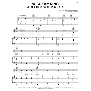 Wear My Ring Around Your Neck