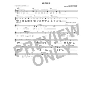 Night Song (from Golden Boy) (abridged)