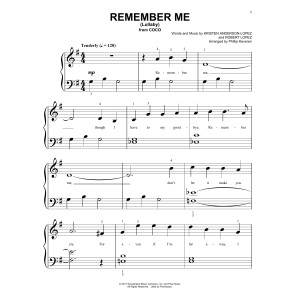 Remember Me (Lullaby) (from Coco) (arr. Phillip Keveren)