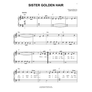 Sister Golden Hair