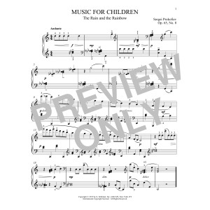 The Rain And The Rainbow, Op. 65, No. 8