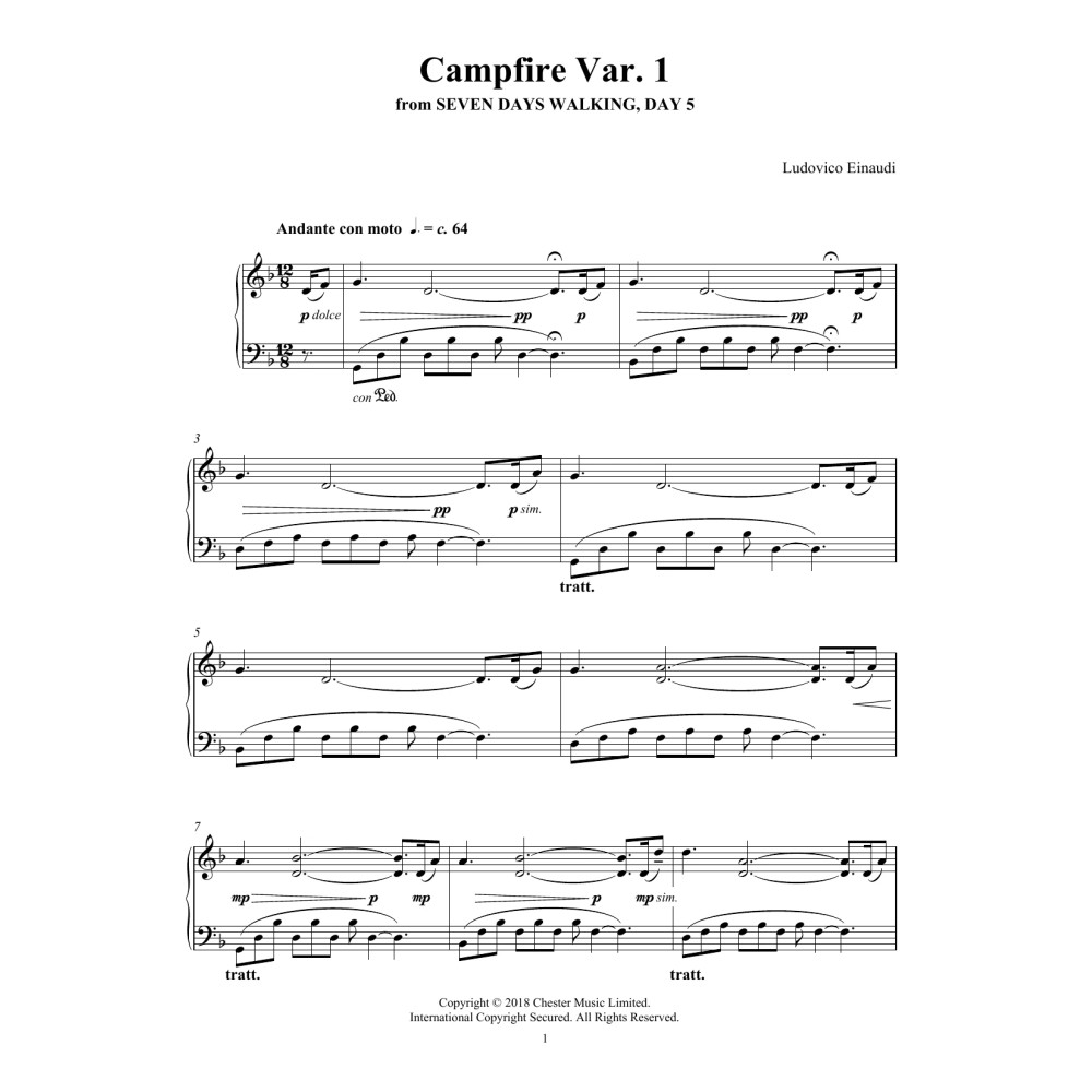 Campfire Var. 1 (from Seven Days Walking: Day 5)