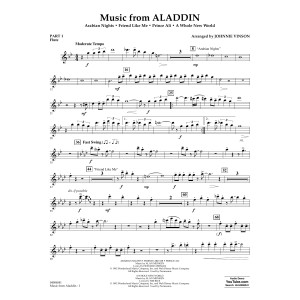 Music from Aladdin (arr. Johnnie Vinson) - Pt.1 - Flute