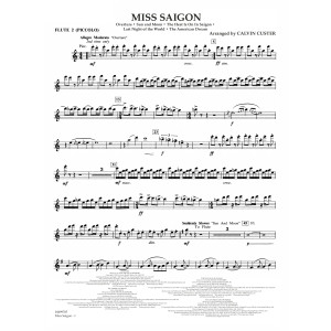 Miss Saigon (arr. Calvin Custer) - Flute 2 (Piccolo)