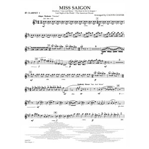 Miss Saigon (arr. Calvin Custer) - Bb Clarinet 1