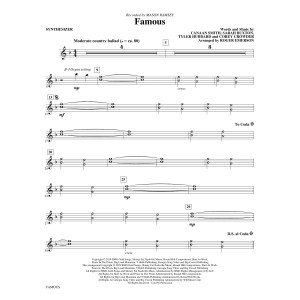 Famous (arr. Roger Emerson) - Synthesizer
