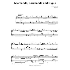 Allemande, Sarabande And Gigue