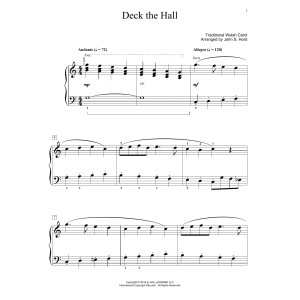 Deck The Hall (arr. John S. Hord)