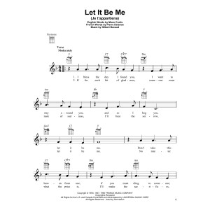 Let It Be Me (Je T'appartiens)