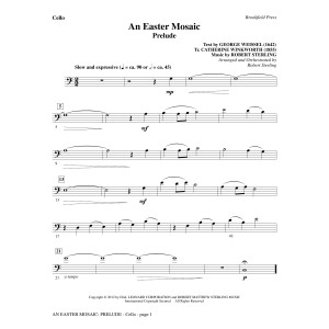 An Easter Mosaic - Cello