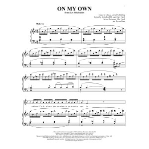 On My Own (from Les Miserables)