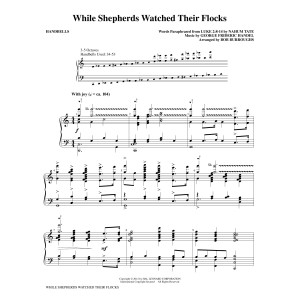 While Shepherds Watched Their Flocks (arr. Bob Burroughs) - Handbells