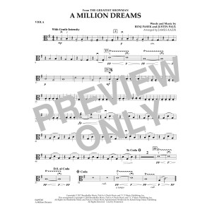 A Million Dreams (from The Greatest Showman) (arr. James Kazik) - Viola
