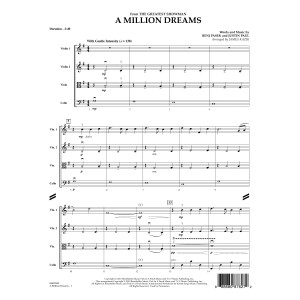 A Million Dreams (from The Greatest Showman) (arr. James Kazik) - Conductor Score (Full Score)