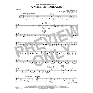 A Million Dreams (from The Greatest Showman) (arr. James Kazik) - Violin 2