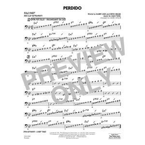 Perdido (arr. Mark Taylor) - Bass Clef Solo Sheet