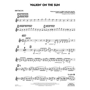 Walkin' on the Sun (arr. Paul Murtha) - Baritone Sax
